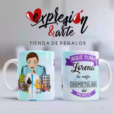 vectores plantilas PROFESIONES,COSMETOLOGA,